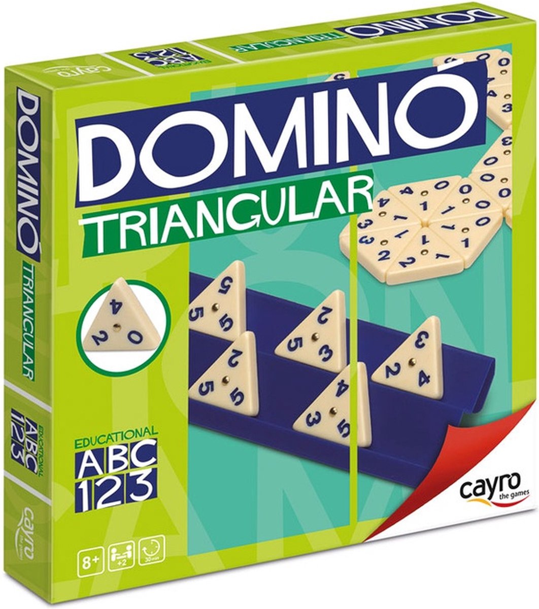 Geronimo Spiele Cayro - Dreieckiges Domino - Dominospiel - 2-4 Spieler - geeignet ab 8 Jahren