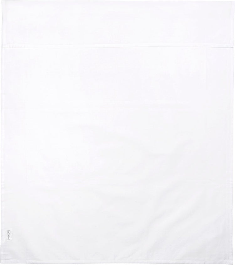 Meyco Baby-Uni-Bettlaken – weiß – 100 x 150 cm – 0,3 tog