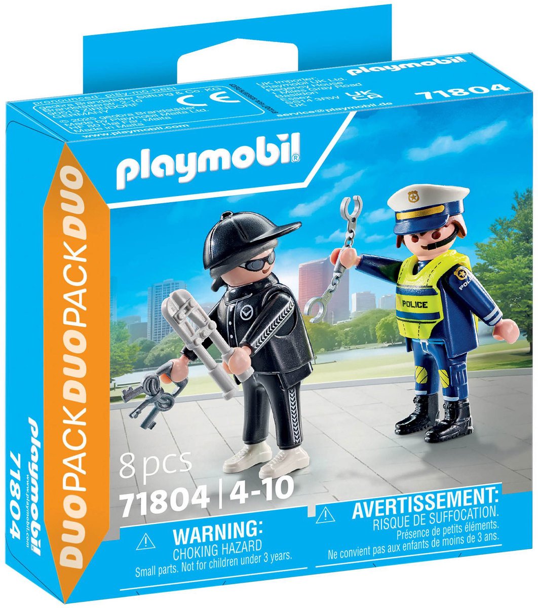 Playmobil 71804 Polizist und Einbrecher