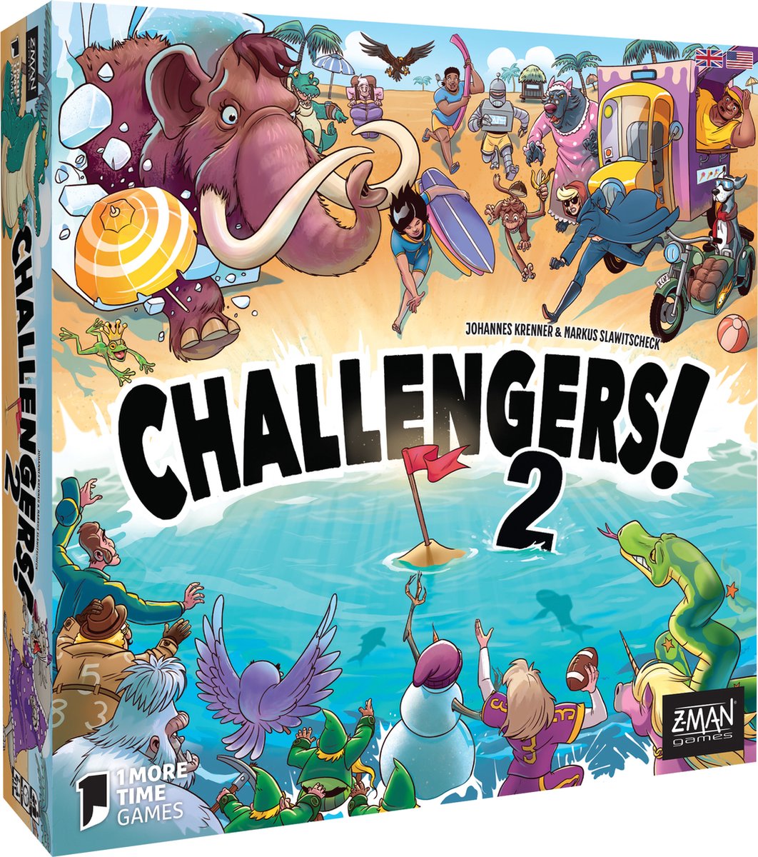 Z-Man-Spiele-Herausforderer! Strandpokal - Kartenspiel
