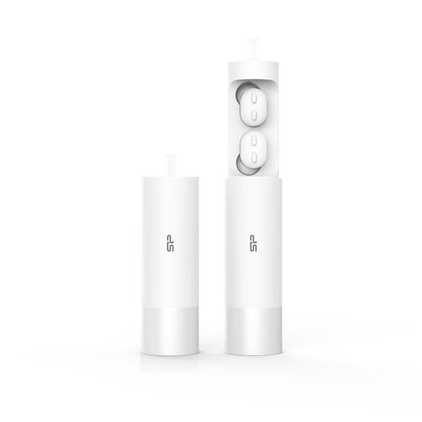 Silicon Power Silicon sp5mwasybp81BT0W Blast Plug BP81 Headset, drahtloses Bluetooth 5.0, nennt Musik, Weiß