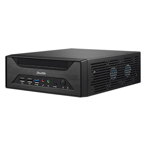 Shuttle Shuttle XH610 XPC Slim Barebone, LGA1700, Intel H610, HDMI, DP, VGA, 2x Com, 2x LAN, 2x2,5, 24 7