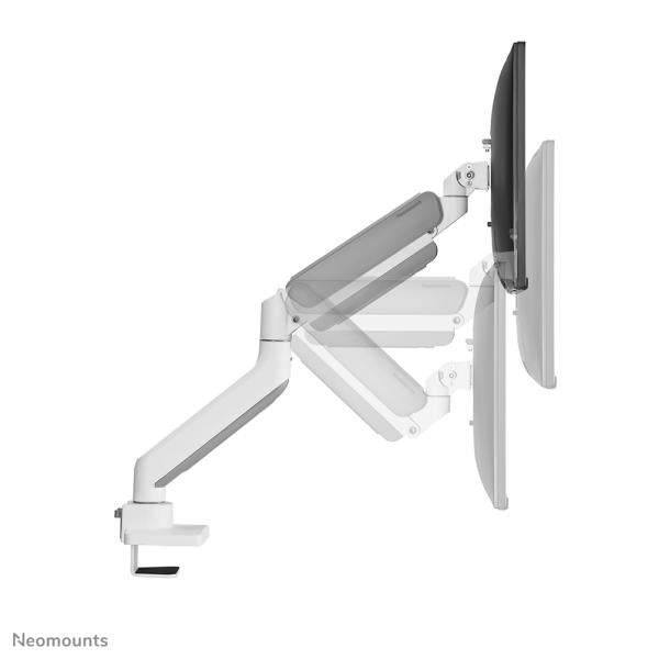 Neomounts Neomounts DS70-450WH1 Vollbewegungs-Schreibtischhalterung, 17 42 Zoll, Topfix Clamp Grommet