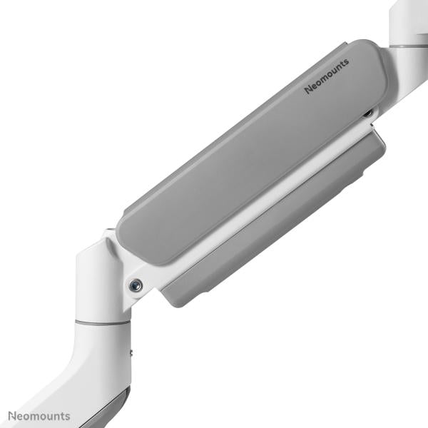 Neomounts Neomounts DS75-450WH2 Vollbewegungsbildschirm-Schreibtischhalterung, 2 Bildschirme, Topfix Clamp Grommet