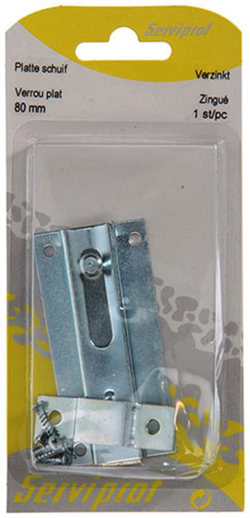 Mack 1013277 – 1 Flachrutsche verzinkt a 80 – b 25 mm | 5 Stück