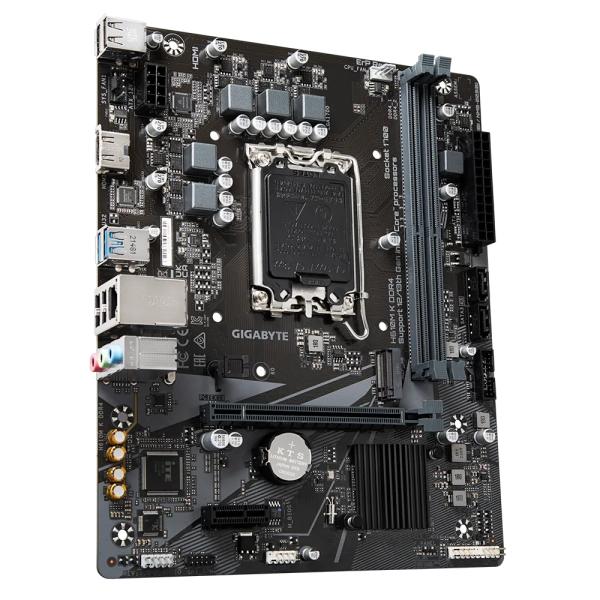 Gigabyte Gigabyte H610m K DDR4, LGA1700, Intel H610m, M.2 Gen3x4, Gbe Lan, PCIe 4.0