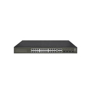 LevelOne LevelOne GES-2128p Hilbert 28-Port Gigabit Poe Lite Managed Switch, 24x Poe, 380W, 4x SFP RJ45 - afbeelding 1