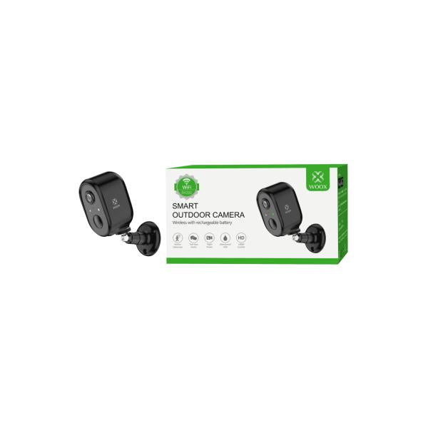 WOX WOX R4260 Smart Outdoor -Kamera Full HD 1080p, 2MP Objektiv, wiederaufladbar über das mitgelieferte Mikro