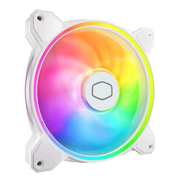 Cooler Master Cooler MFL-B4DW-16NP2-R2 Masterfan MF140 Halo2 White Edition, 140 mm, 27 DBA, 59,51 CFM, Whit