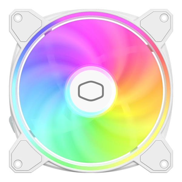 Cooler Master Cooler MFL-B4DW-16NP2-R2 Masterfan MF140 Halo2 White Edition, 140 mm, 27 DBA, 59,51 CFM, Whit