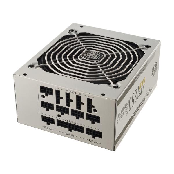 Cooler Master Cooler MPE-C501-AFCAG-3GEU MWE Gold 1250 V2 Weiß, ATX3.0, 1250W, 90%, 140 mm, 3x PCIe 6+2