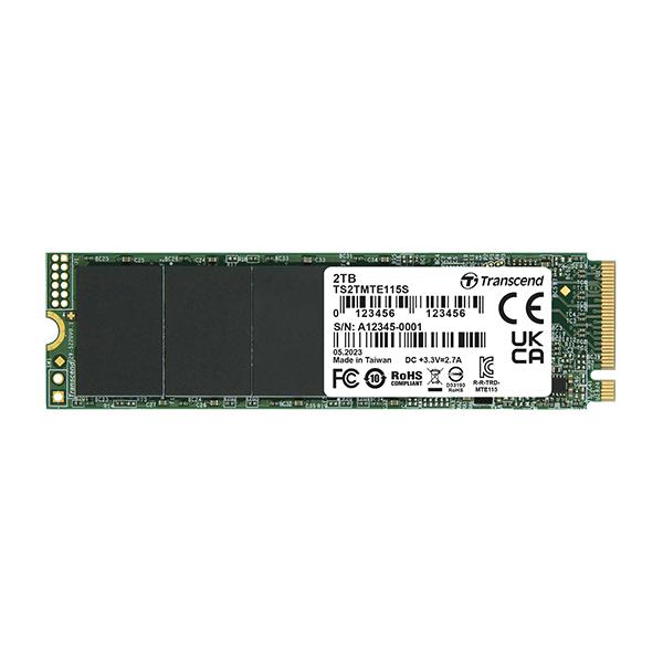 Transcend Transcend TS250GMTE115S MTE115S SSD, 250 GB, M.2 2280, PCIe Gen3x4, Dram-Less, 3200 MB S., 250k IOPS