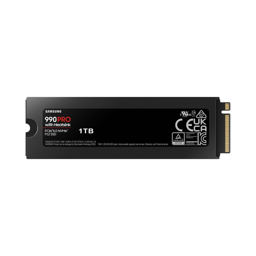 Samsung MZ-V9P1T0GW MZ-V9P1T0 990 PRO HEETSINK SSD, 1 TB, M.2, 7450 MB s