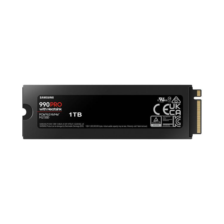Samsung MZ-V9P1T0GW MZ-V9P1T0 990 PRO HEETSINK SSD, 1 TB, M.2, 7450 MB s