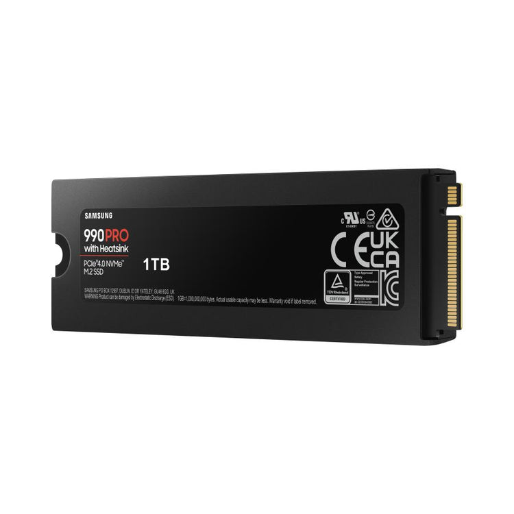 Samsung MZ-V9P1T0GW MZ-V9P1T0 990 PRO HEETSINK SSD, 1 TB, M.2, 7450 MB s