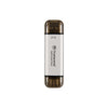 Transzend Transcend TS1TET310S ESD310S External SSD, 1TB, USB 10 Gbit / s, Typ C A, Silber