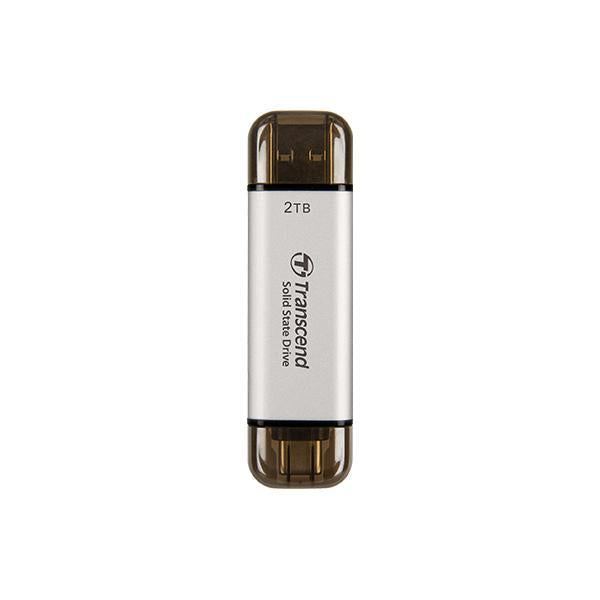 Transzend Transcend TS1TET310S ESD310S External SSD, 1TB, USB 10 Gbit / s, Typ C A, Silber