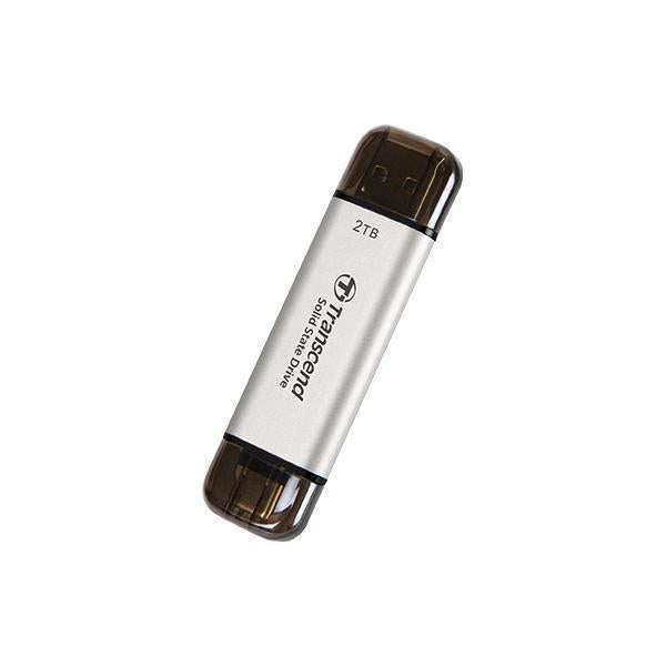 Transzend Transcend TS1TET310S ESD310S External SSD, 1TB, USB 10 Gbit / s, Typ C A, Silber