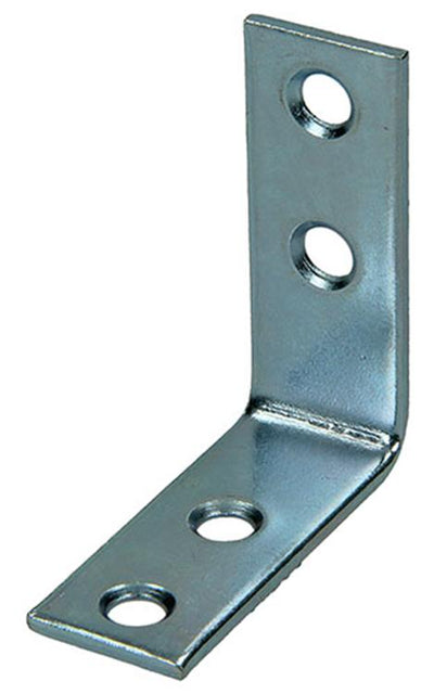 Mack 1013295 - 4 gefaltete Quadrate verzinkt 40x40x15x2mm | 10 Stück