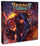 Asmodee-Brettspiel klappert! Strategisches Abenteuer in der Unterwelt der Katakomben.