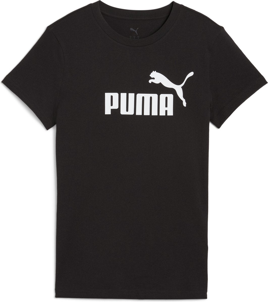 Puma ess Nr. 1 Logo Tee Damen Sportshirt - Schwarz