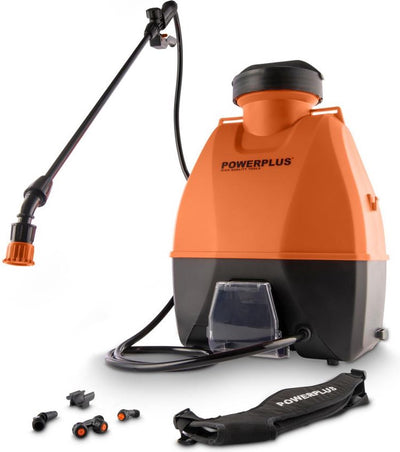 Powerplus Dual Power Akku-Drucksprüher powdpg80460 – 20 V Drucksprüher mit 6 bar Druck und 90 l Stunden Durchflussmenge, 16 l Fassungsvermögen, ohne Akku und Ladegerät, 4 Düsen im Lieferumfang enthalten, Gartengeräte