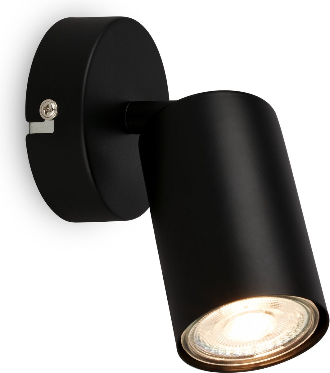 Briloner tib - Aufbaustrahler - Innenwandleuchte - Strahler - drehbar - ø 8 x 15,5 cm - Schwarz