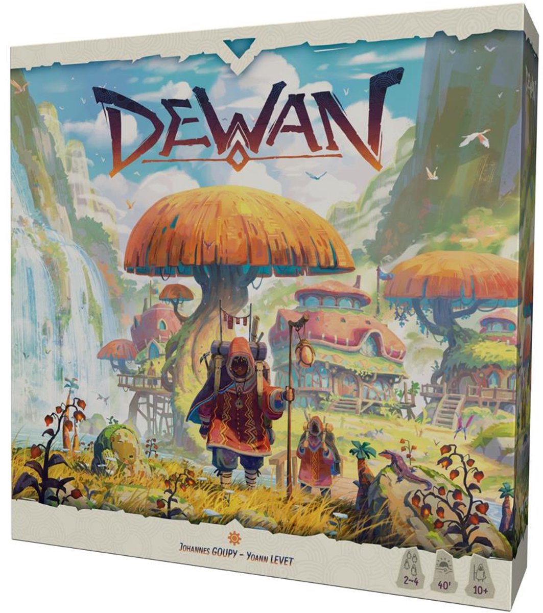 Asmodee strategisches Brettspiel Dewan für 2-4 Spieler ab 10 Jahren.
