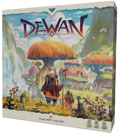 Asmodee strategisches Brettspiel Dewan für 2-4 Spieler ab 10 Jahren.