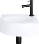 Differnz Cleo Brunnenset - Keramik - Hahn gerade mattschwarz - 30 x 30 x 10 cm