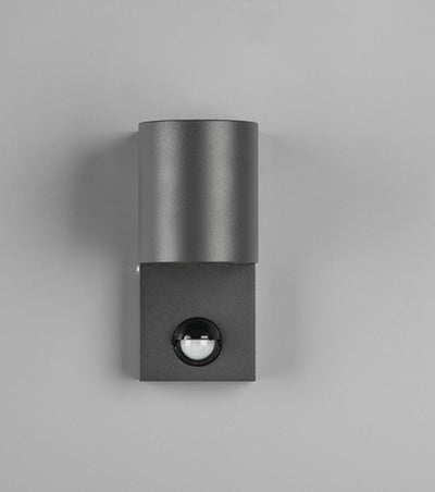 Trio Roya - Wandleuchte - Anthrazit - exkl. 1x gu10 4,9w - Bewegungssensor - Außenbeleuchtung - IP44