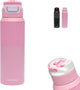 Kambukka Elton isolierte Wasserflasche 1 l – Pink Ambition mit 3-in-1-Deckel und leicht zu reinigender Trinkflasche