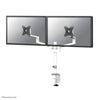 Neomounts DS60-425WH2 DESK-Mount, 2x 27 Zoll 8 kg, Neigung drehen drehen, 100x100 mm, weiß