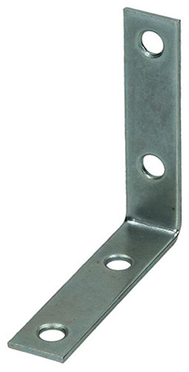 Mack 1013297 - 4 gefaltete Quadrate verzinkt 63x63x16x2mm | 10 Stück