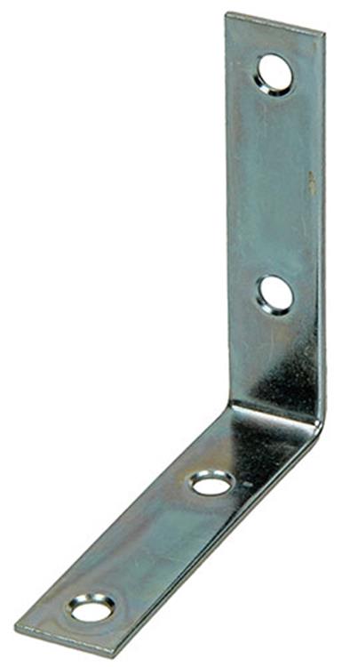 Mack 1013298 - 4 gefaltete Quadrate verzinkt 75x75x18x2mm | 10 Stück