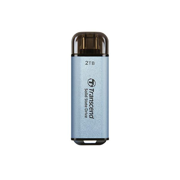 Transzend Transcend TS512GED300C ESD300C externe SSD, 500 GB, USB-Typ-C, 10 Gbit / s, 1050 950 MB S., Blau