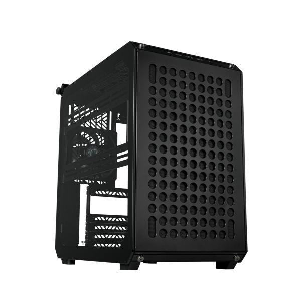 Cooler Master Cooler Q500-KGNN-S00 Qube 500 Flatpack, ATX, Mittlere, Glasfenster, USB 3.2 Typ-C, Schwarz