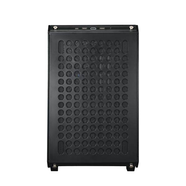 Cooler Master Cooler Q500-KGNN-S00 Qube 500 Flatpack, ATX, Mittlere, Glasfenster, USB 3.2 Typ-C, Schwarz