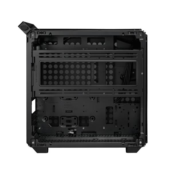 Cooler Master Cooler Q500-KGNN-S00 Qube 500 Flatpack, ATX, Mittlere, Glasfenster, USB 3.2 Typ-C, Schwarz