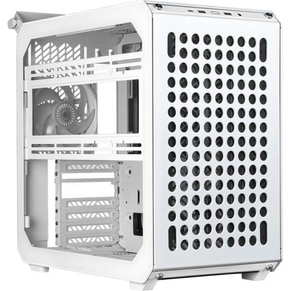 Cooler Master Cooler Q500-WGNN-S00 Qube 500 Flatpack White, ATX, USB 3.2, 120 140 mm, Wasserkühlung