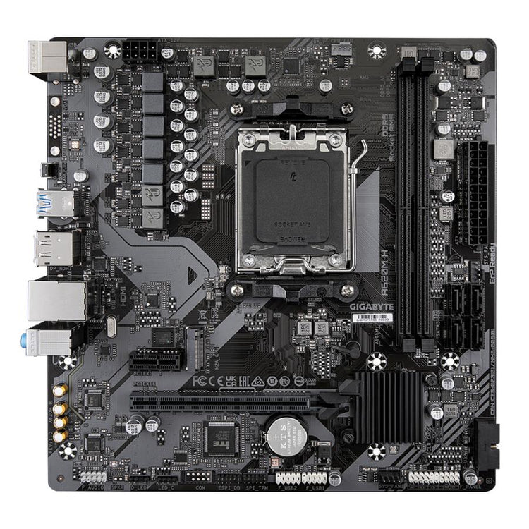 Gigabyte Gigabyte A620m H, MATX, AMD AM5, A620, DDR5, 96 GB, USB 3.2 Gen 1, M.2, Gbe Lan