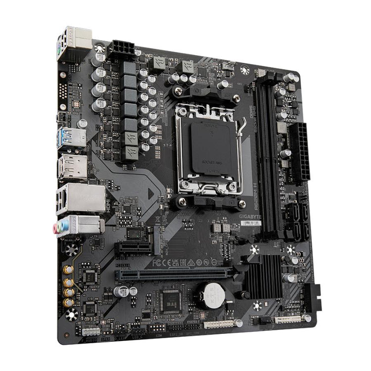 Gigabyte Gigabyte A620m H, MATX, AMD AM5, A620, DDR5, 96 GB, USB 3.2 Gen 1, M.2, Gbe Lan