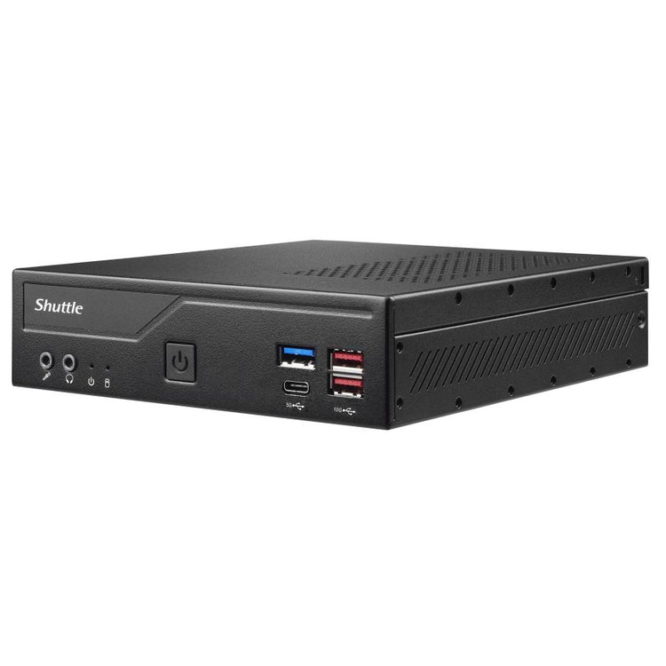 Shuttle Shuttle DH670V2 Mini -PC Barebone, LGA1700, H670, DDR4, 2x HDMI, 2x DP, 2x 2,5 g LAN, 8x USB, 24 7