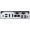 Shuttle Shuttle DH670V2 Mini -PC Barebone, LGA1700, H670, DDR4, 2x HDMI, 2x DP, 2x 2,5 g LAN, 8x USB, 24 7