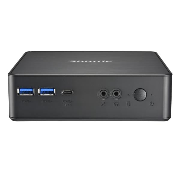 Shuttle Shuttle NC40U XPC Nano PC NC40U Mini PC Barebone, Intel Celeron 7305U, 6x USB3.2, 2x M.2, Lan, 24 7