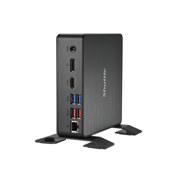 Shuttle Shuttle NC40U XPC Nano PC NC40U Mini PC Barebone, Intel Celeron 7305U, 6x USB3.2, 2x M.2, Lan, 24 7