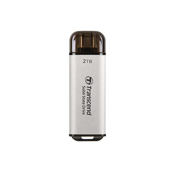 Transcend Transcend TS2TET300S ESD300S External SSD, 2 TB, USB Typ-C, 10 Gbit / s, 1050 950 MB S, Silber