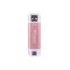 Transzend Transcend TS512GED310P ESD310P externe SSD, 512 GB, USB 10 Gbit / s, Typ C A, 1050 950 MB S., Pink