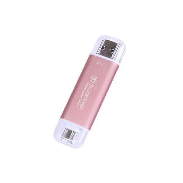 Transcend Transcend TS2TET310P ESD310 Pink External SSD, 2 TB, USB 10 Gbit / s, Typ C A, 1050 950 MB s