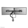 Neomounts DS75S-950BL2 Vollbewegungs-Schreibtischhalterung, 2x 17-27, 8 kg, 100x100 mm, schwarz